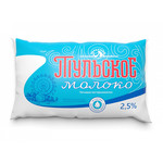 Молоко Тульское 2,5%, 900гр, пленка 1/12
