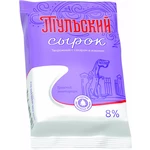 Сырок творожный Тульский с изюмом 8%, 0,1 кг, линкавер+флоупак 1/8