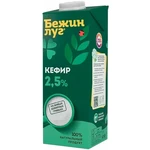 Кефир Бежин Луг 2,5%, 900г, тетра-пак 1/6