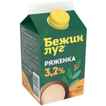 Ряженка Бежин Луг 3,2%, 0,450кг, пюр-пак 1/6