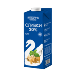 Сливки ультрапастеризованныес м.ж.д. 20% 1000 г 1/12 ЛМ